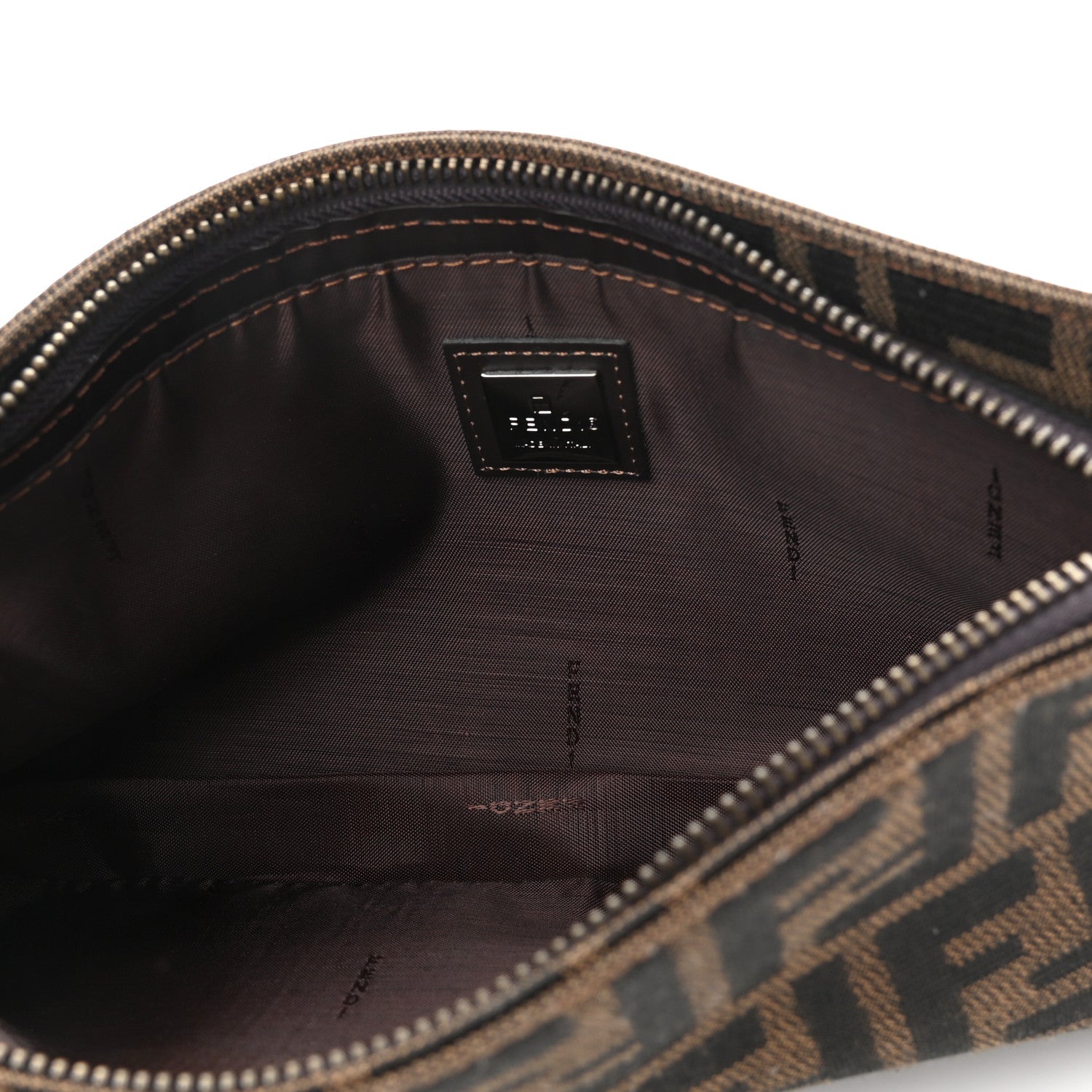 Fendi Zucca Pochette Tobacco 4 of 9