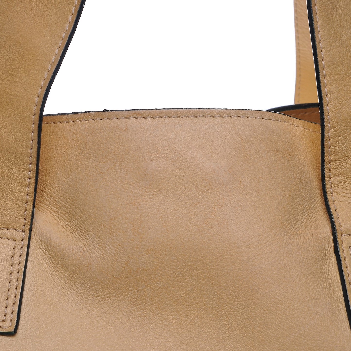 Lambskin Edgy Tote Beige