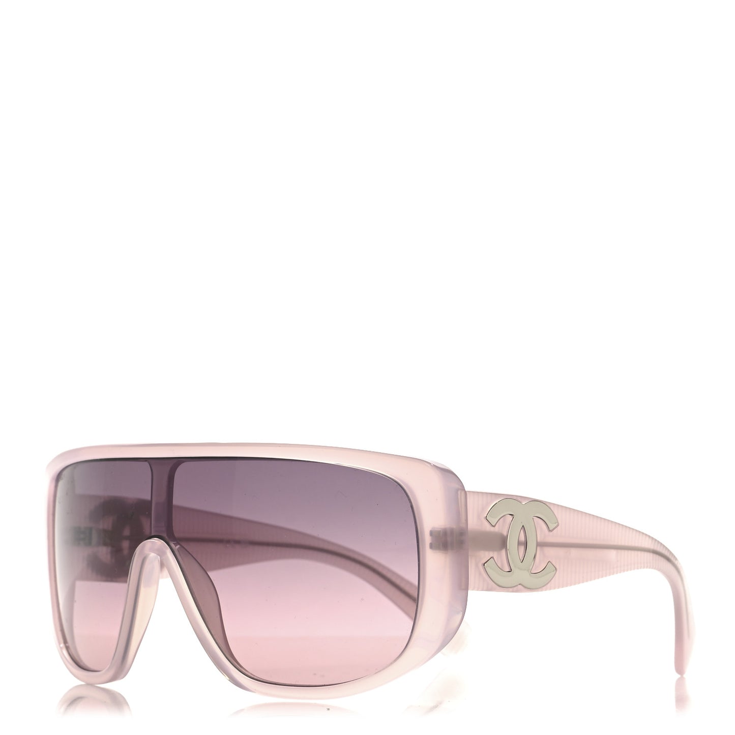 Acetate Shield Sunglasses 5495 Light Pink