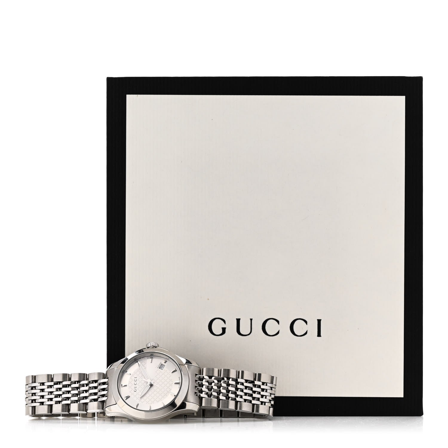 Gucci Stainless Steel 27mm G-Timeless Quartz Watch 5 of 5