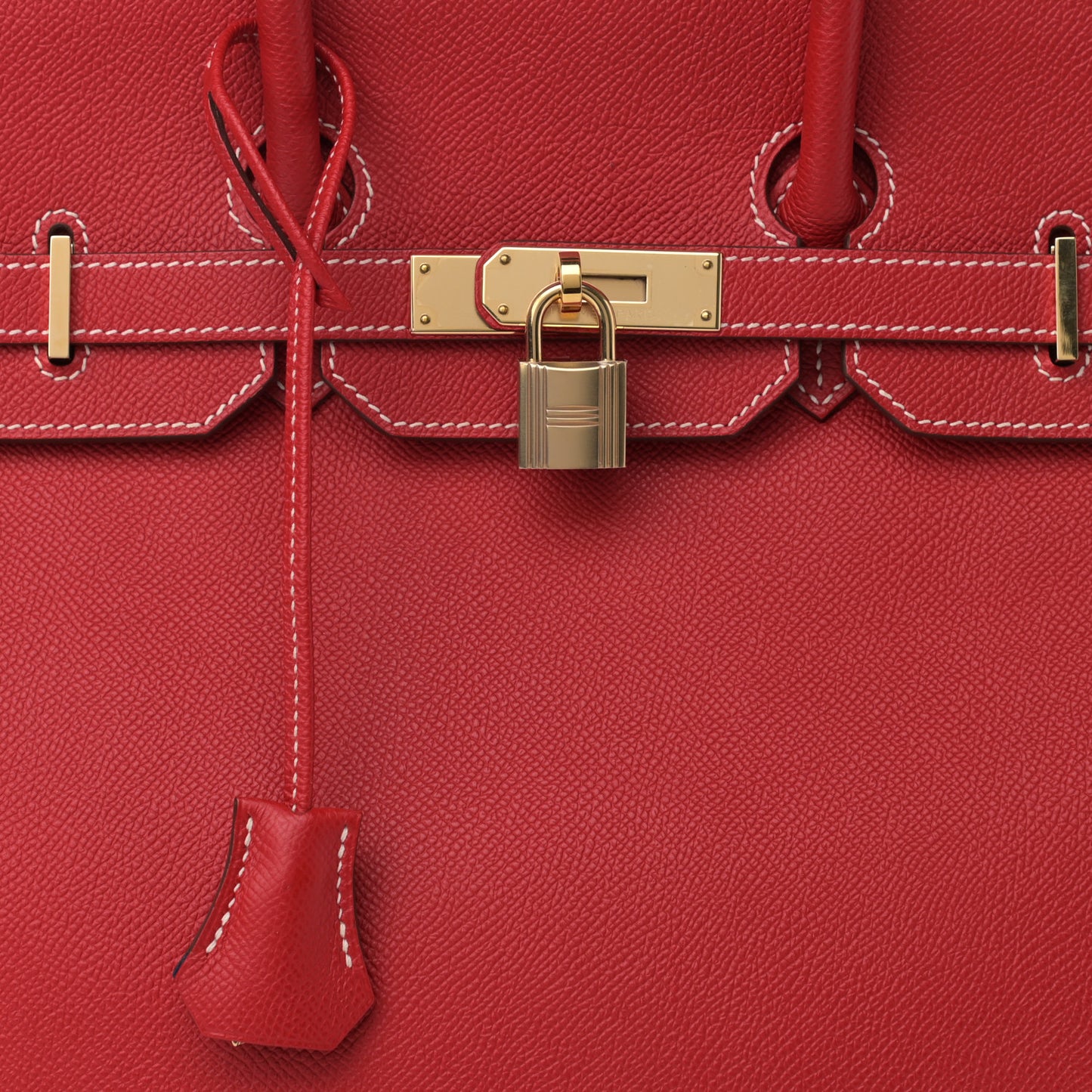 Epsom Candy Birkin 35 Rouge Casaque Bleu Thalassa