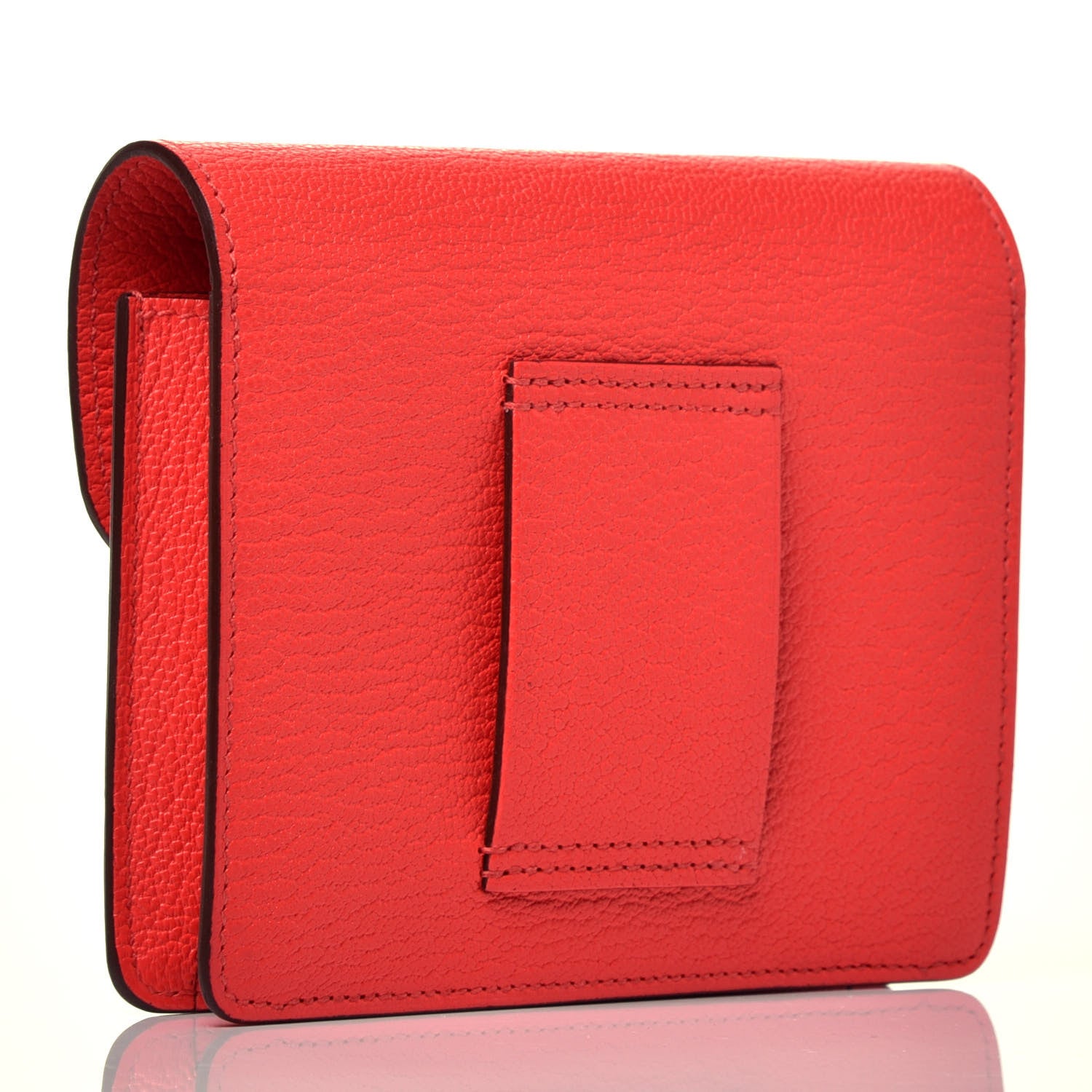 Hermes Chevre Mysore Roulis Slim Wallet Rose Texas 4 of 8