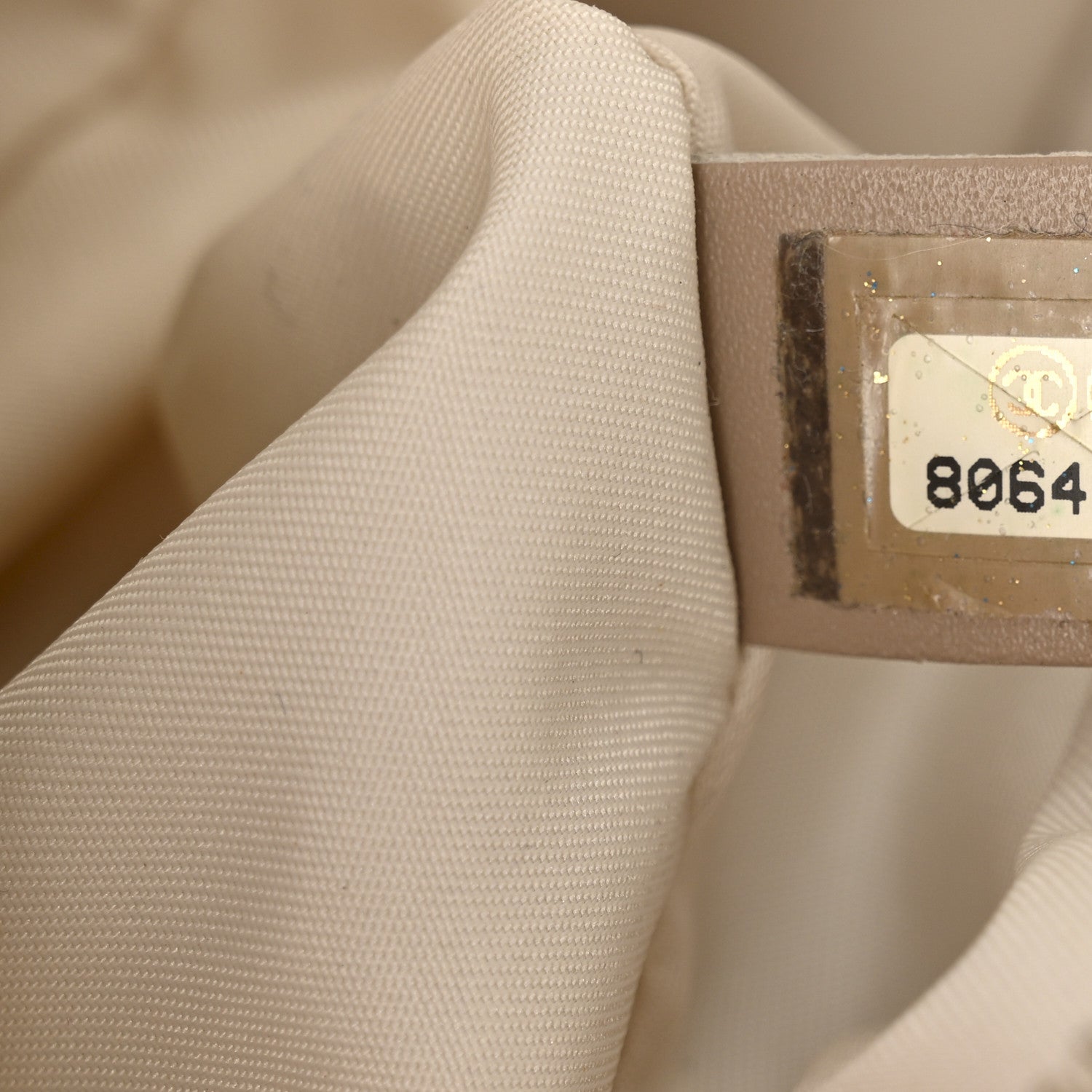 Chanel Nylon Travel Bowler Beige 7 of 12