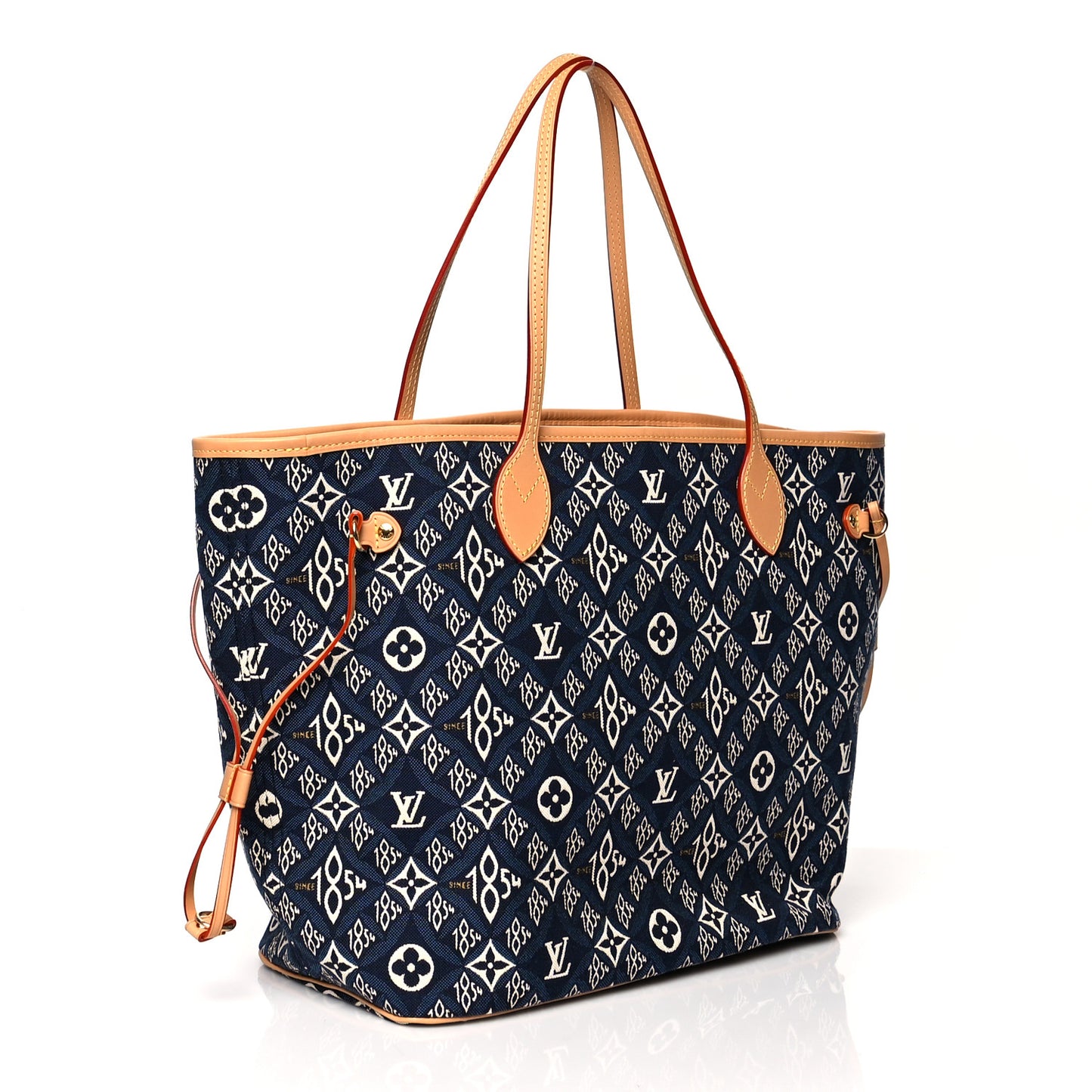 Jacquard Since 1854 Neverfull MM Blue