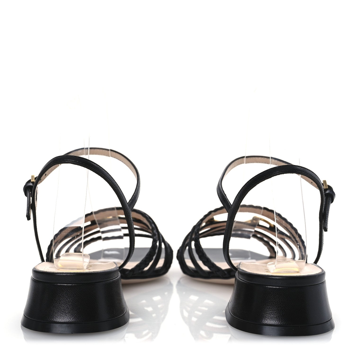 Gucci Malaga Kid Braided Ketty Horsebit Sandals 39 Black 6 of 12