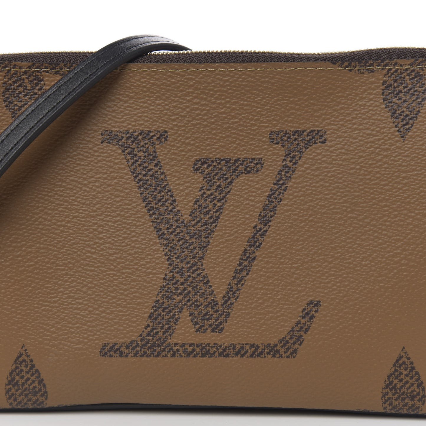 Reverse Monogram Giant Double Zip Pochette