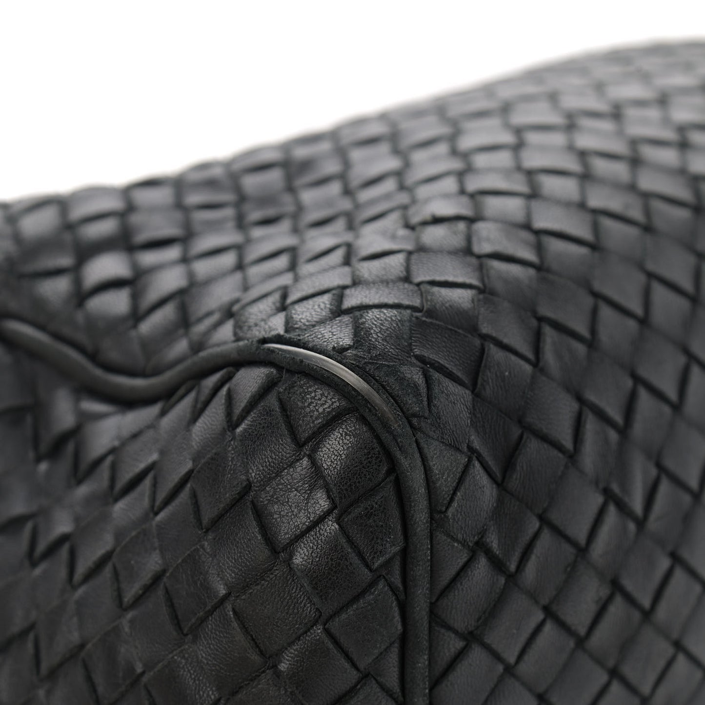 Nappa Intrecciato Boston Black