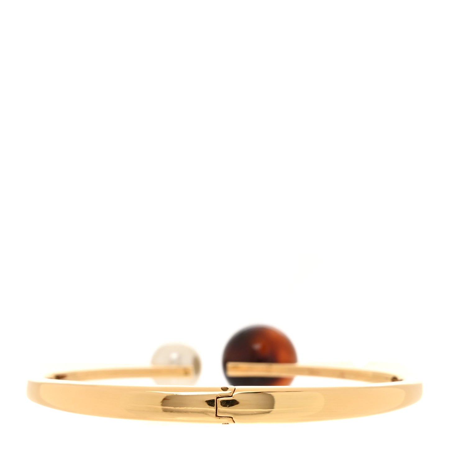 Pearl Resin Tribales New Look Bangle M Gold