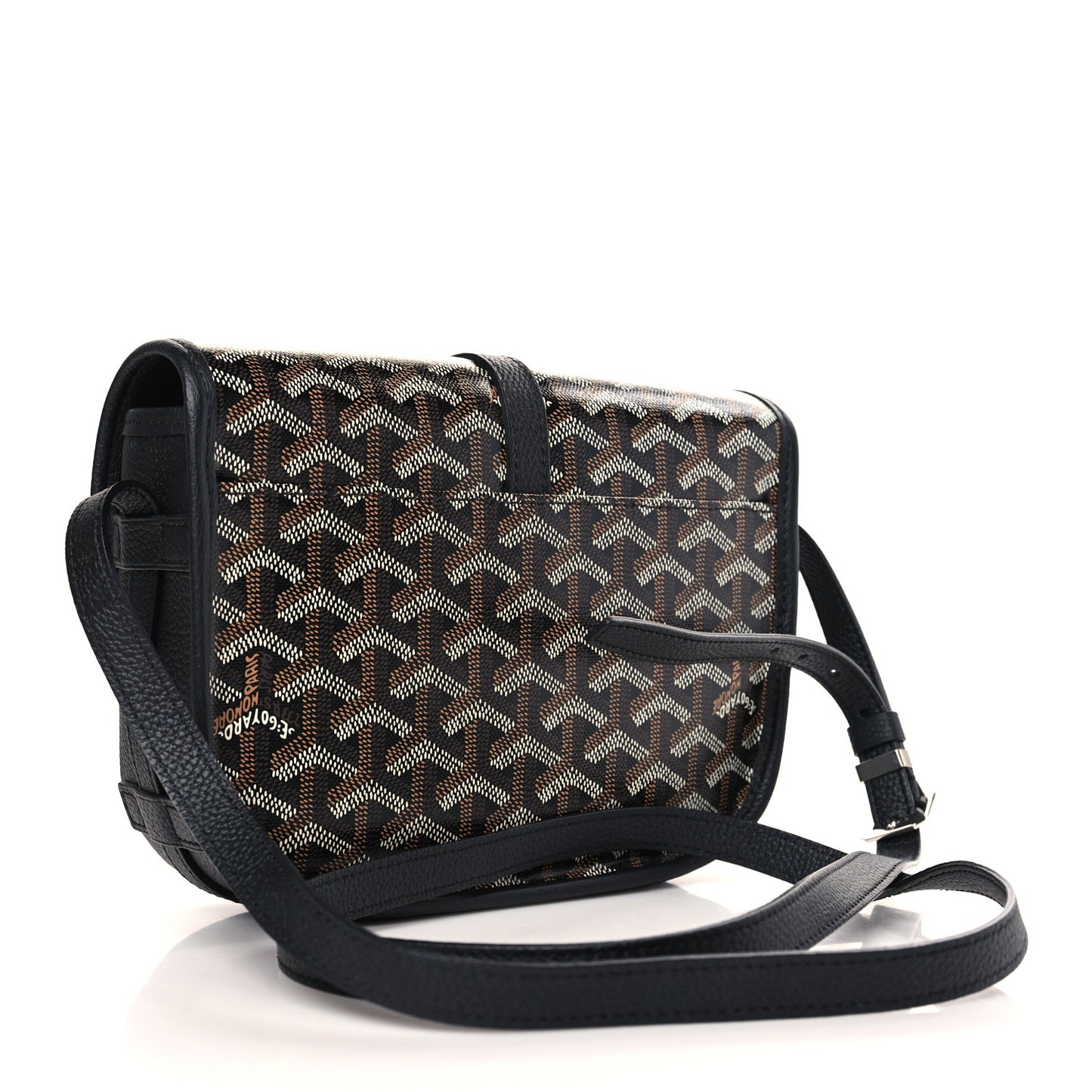 Goyardine Belvedere II PM Messenger Bag Black