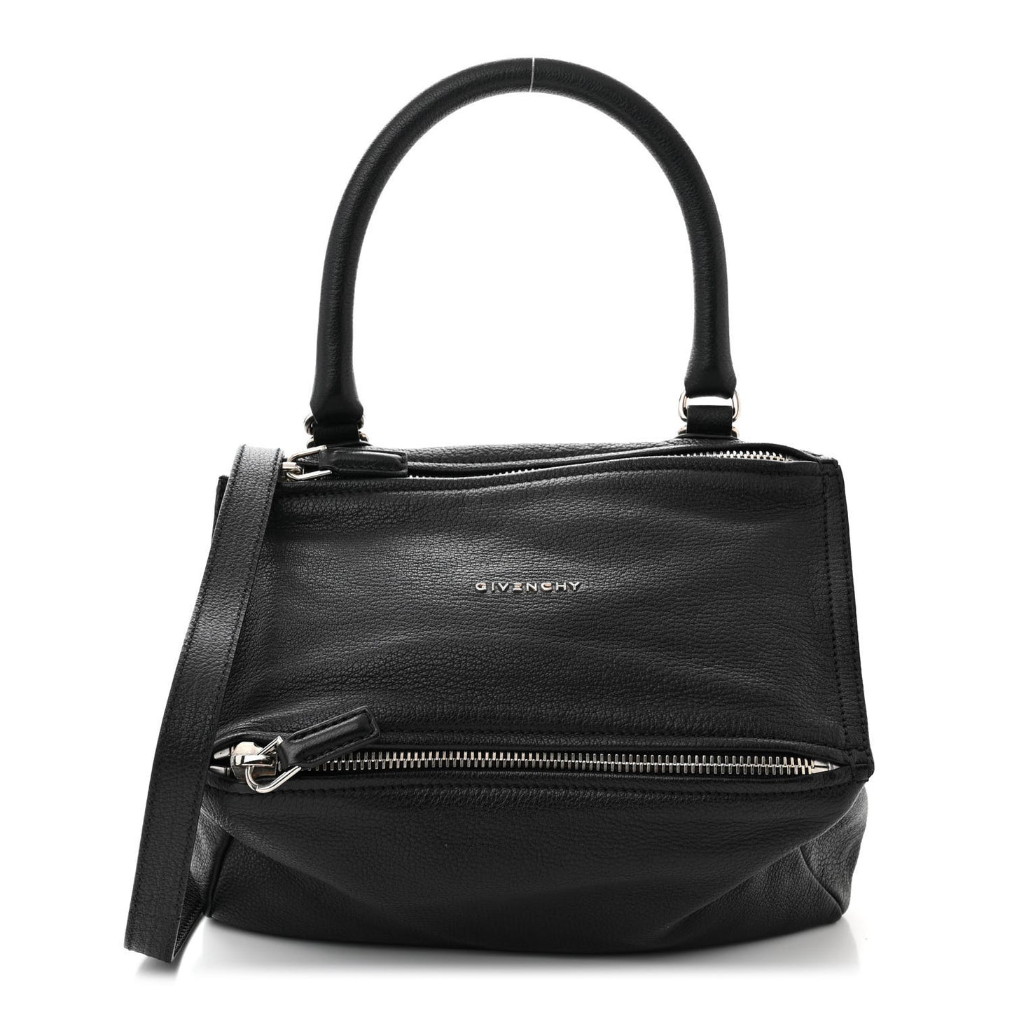 Sugar Goatskin Small Pandora Black