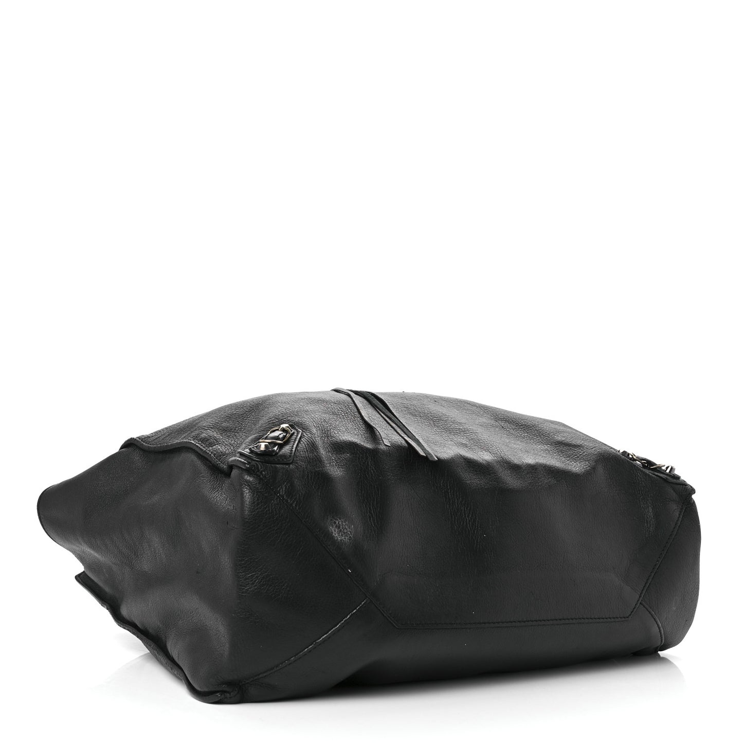 Supple Calfskin Papier A4 Tote Black