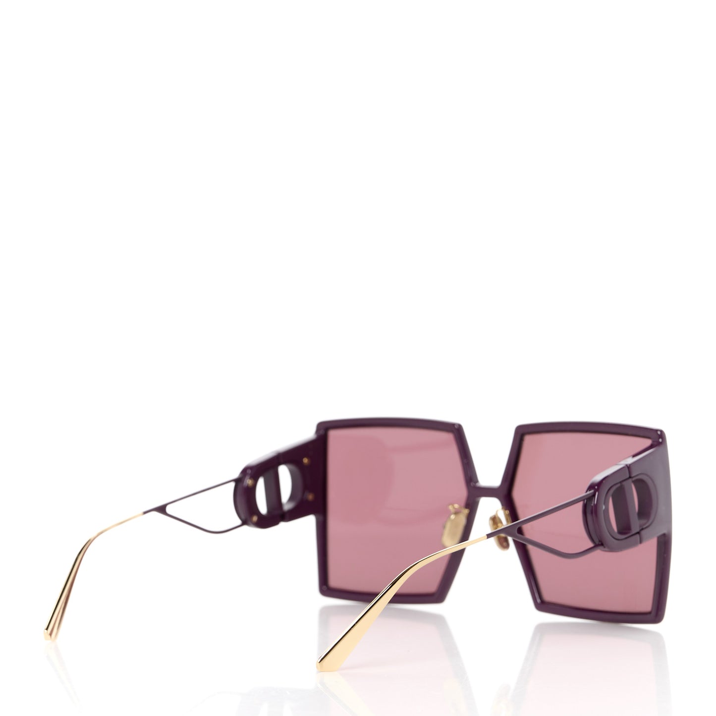 Square 30 Montaigne Sunglasses Purple