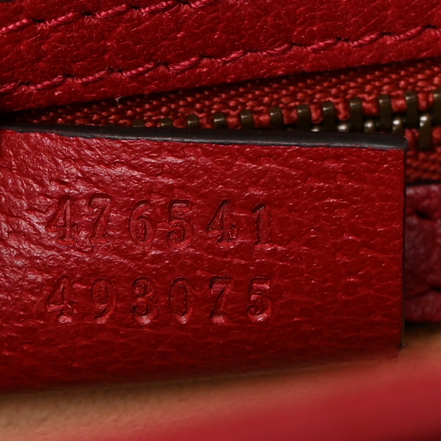 GG Supreme Monogram Small Queen Margaret Top Handle Bag Red