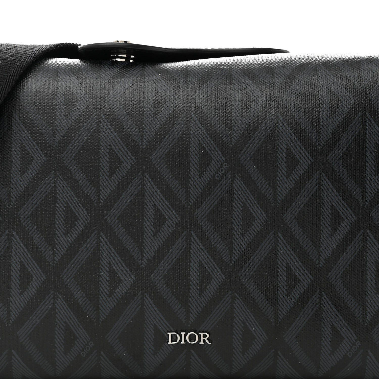 Christian Dior Canvas CD Diamond Lingot 22 Bag Black 7 of 9