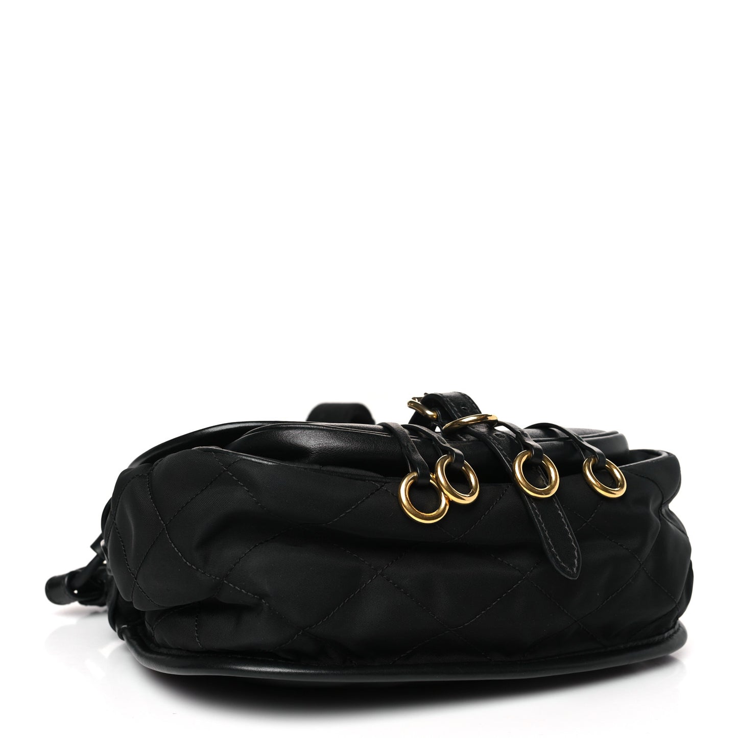 Nylon Calf Corsaire Bag Black