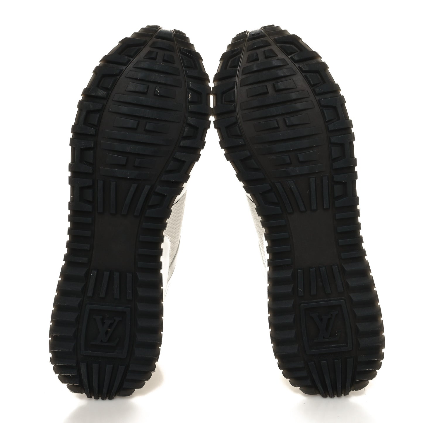 Calfskin Monogram Run Away Sneakers 39.5 White