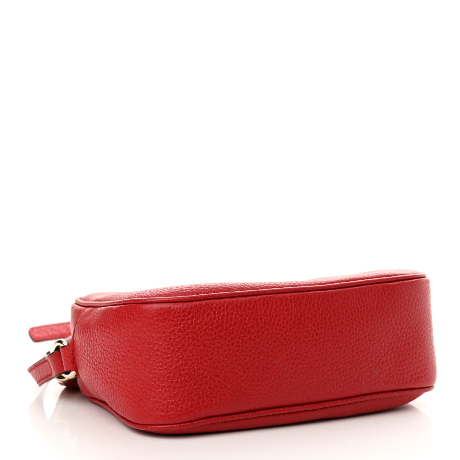 Gucci Pebbled Calfskin Small Soho Disco Bag Vibrant Red 3 of 9