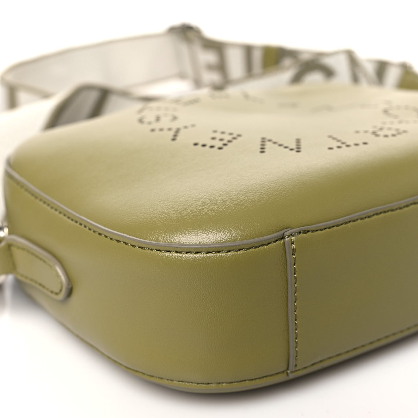 Eco Alter Nappa Perforated Logo Mini Bag Green