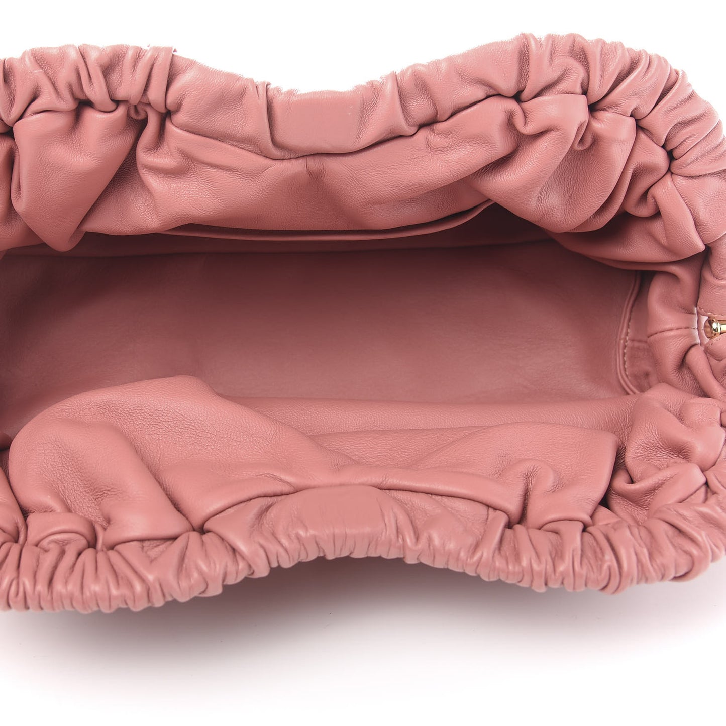 Lambskin Cloud Clutch Blush