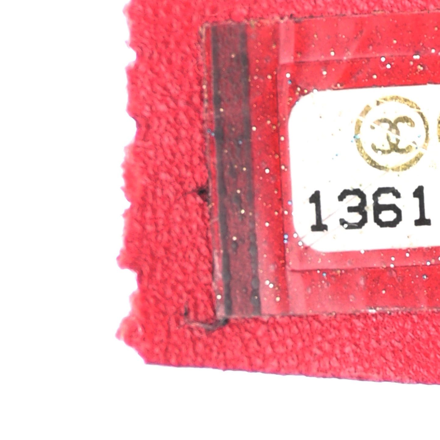Patent Lipstick Wallet on Chain Red