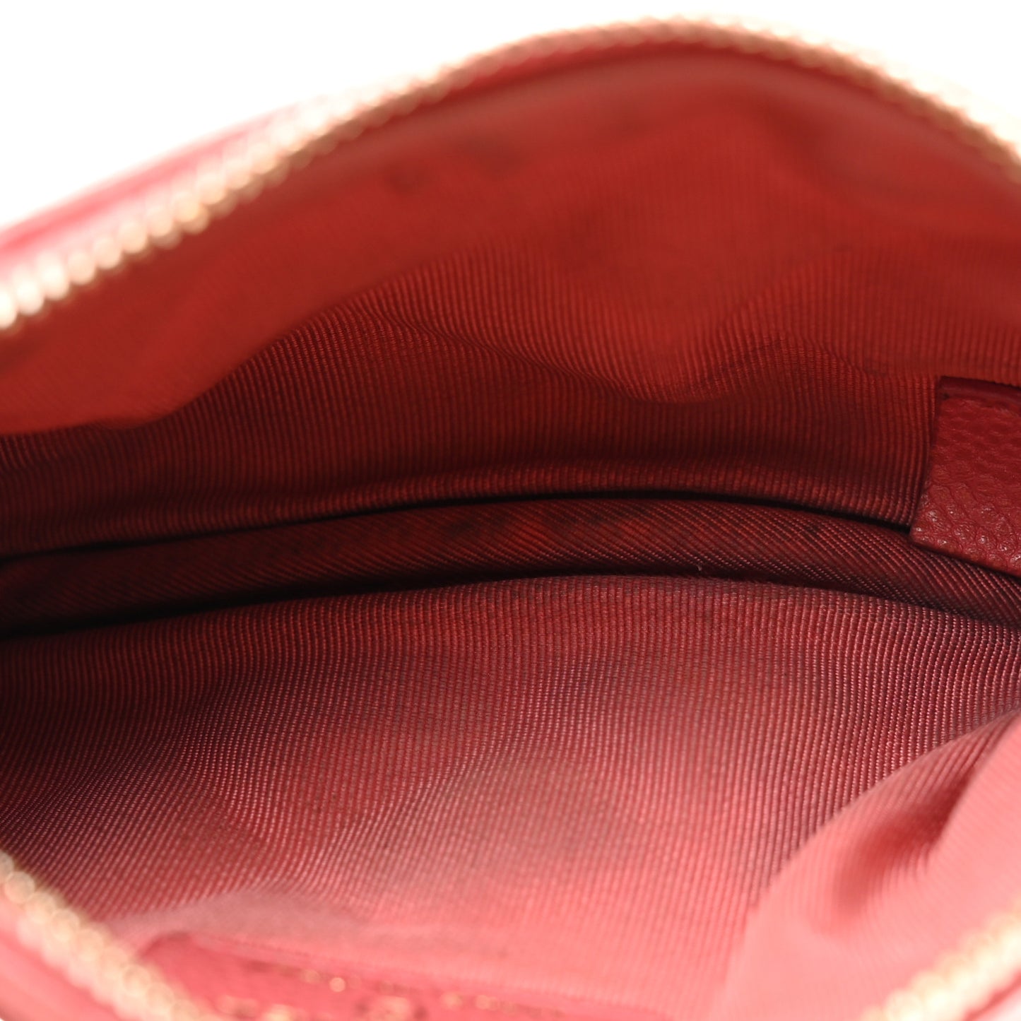Caviar Quilted Small Cosmetic Case Pink