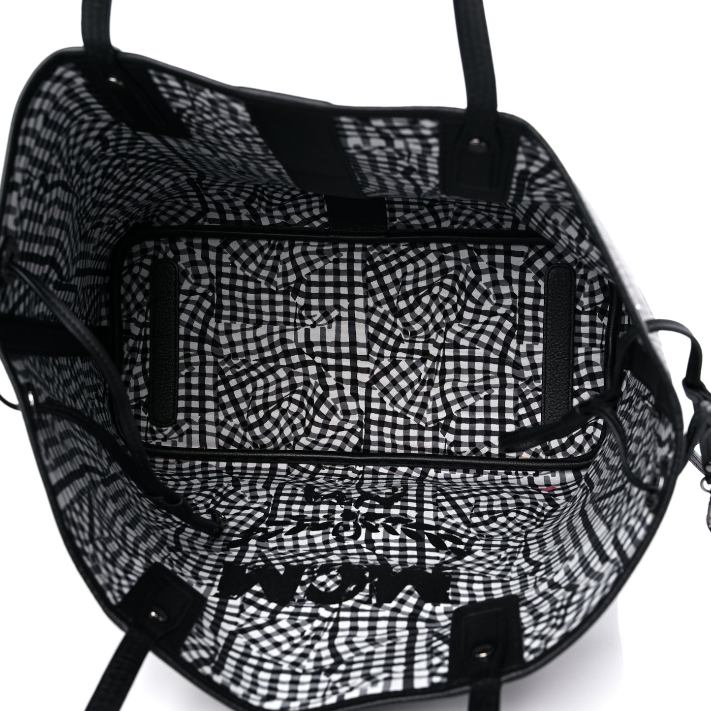 Visetos Medium Liz Reversible Shopper Tote Black