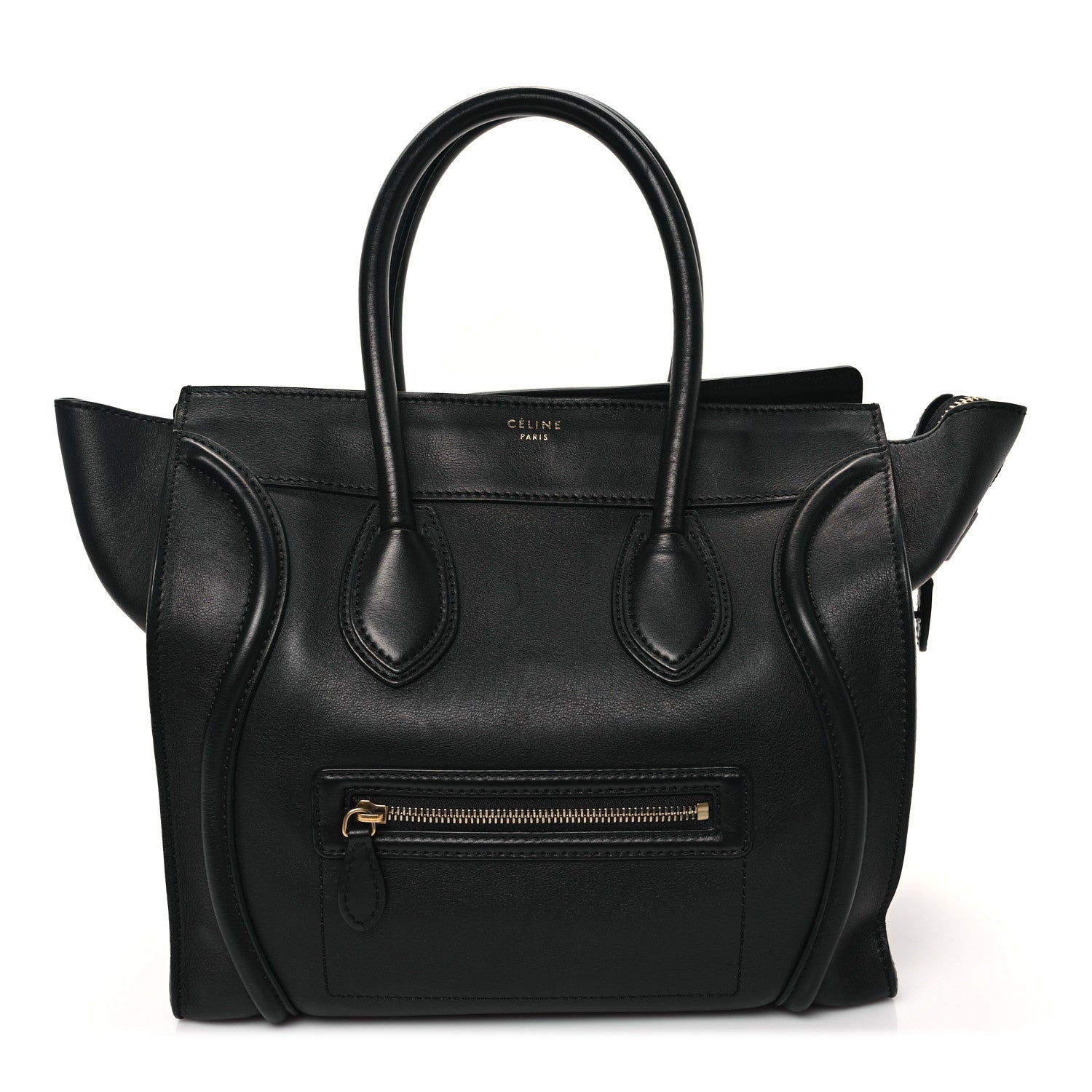 Celine Smooth Calfskin Mini Luggage Black 1 of 9