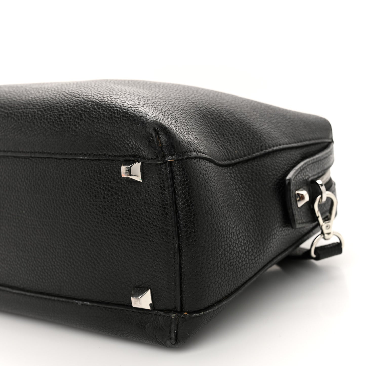 Grained Calfskin Medium Ella Boston Black