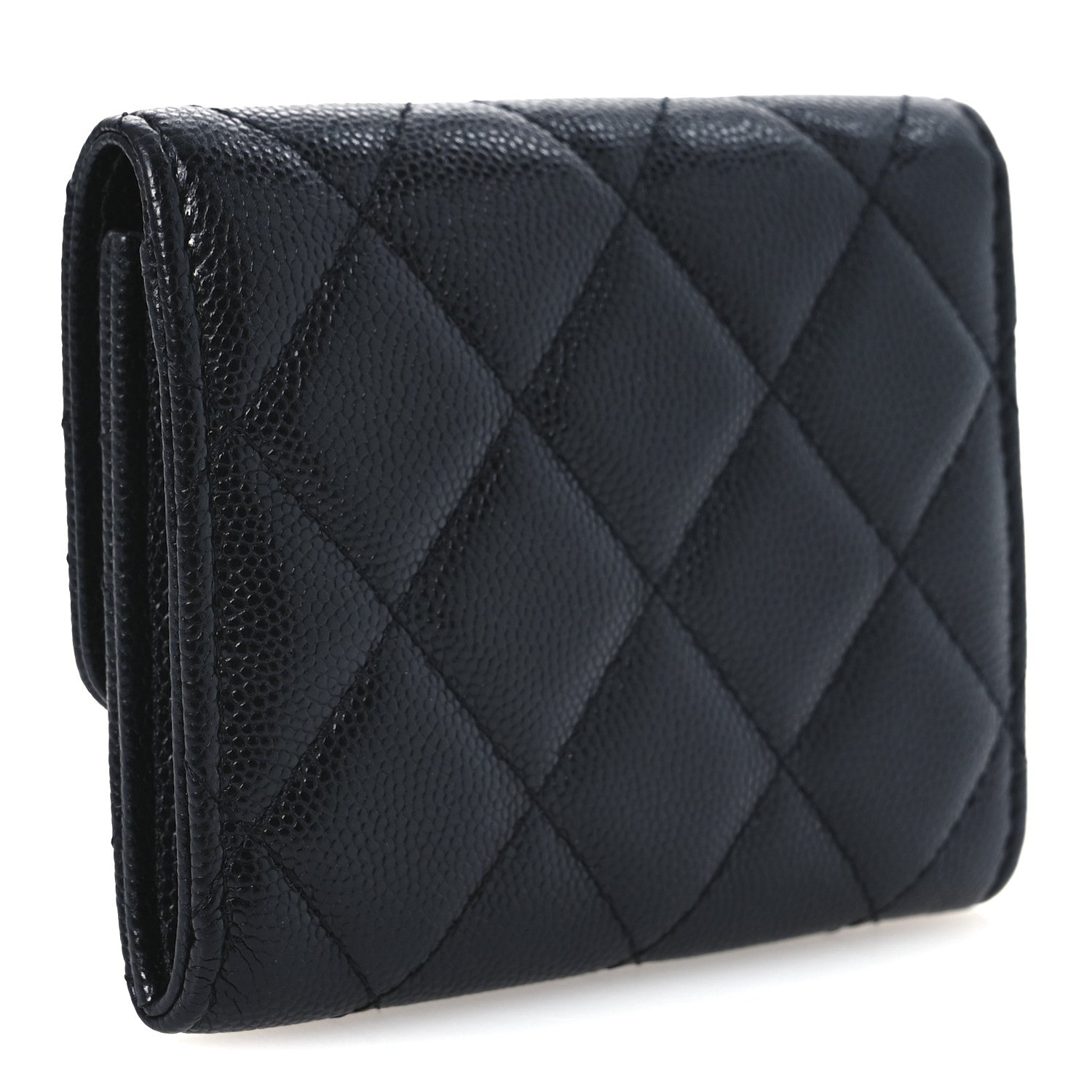 Chanel Caviar Quilted Flap Card Holder So Black 3 of 9