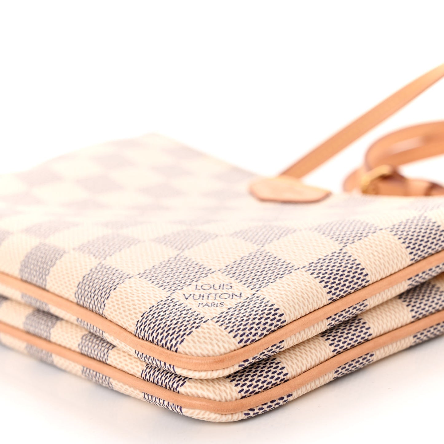 Damier Azur Double Zip Pochette