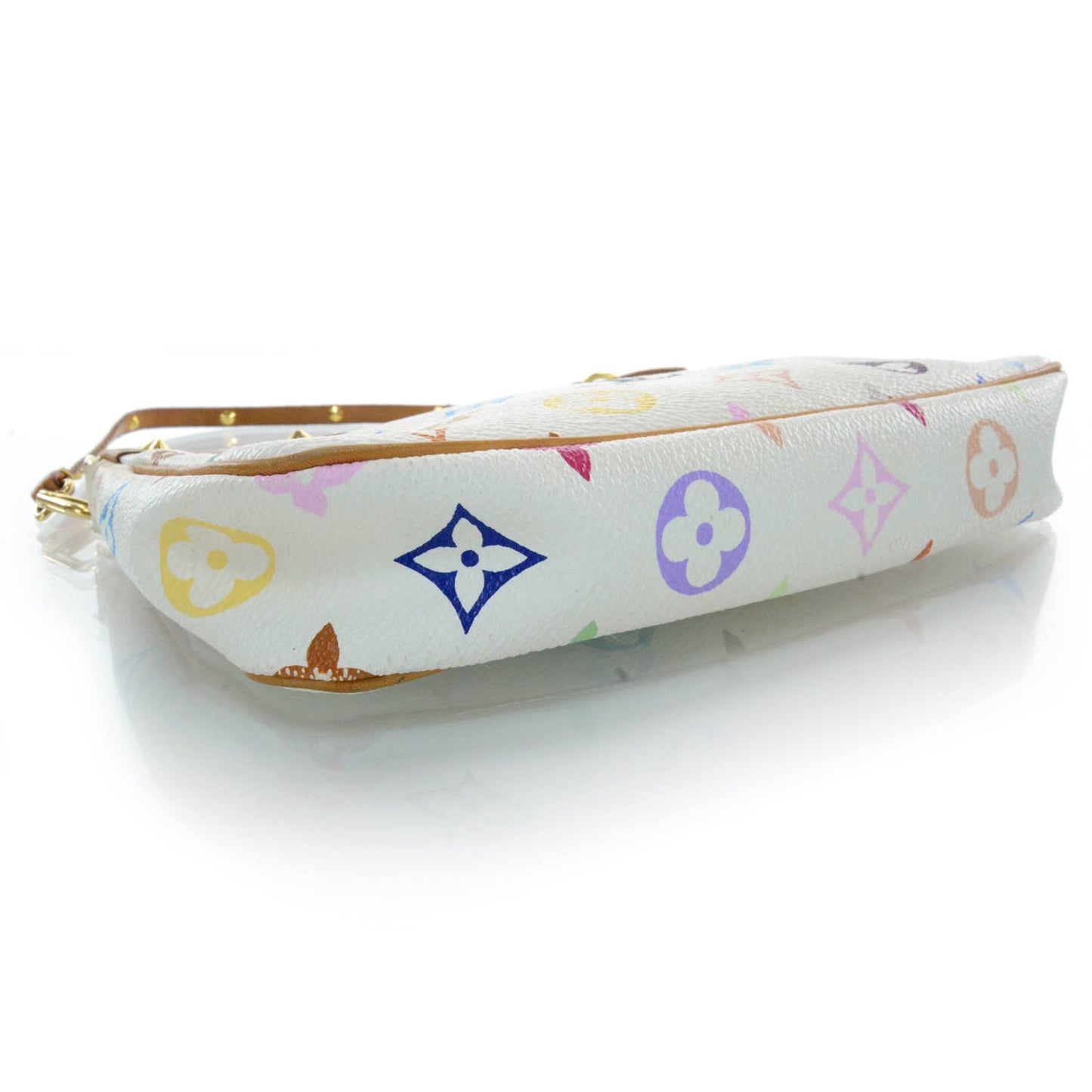 Monogram Multicolor Pochette Accessories White