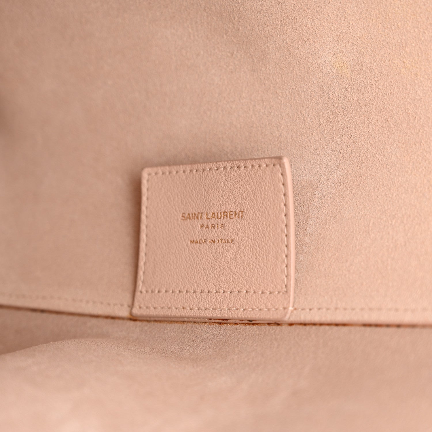 Saint Laurent Calfskin Large Shopping Tote Pale Blush 7 of 13