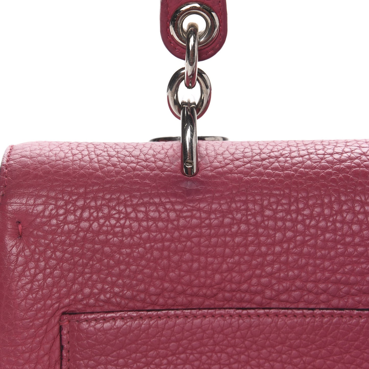 Bullcalf Small Be Dior Flap Fraise Tangerine