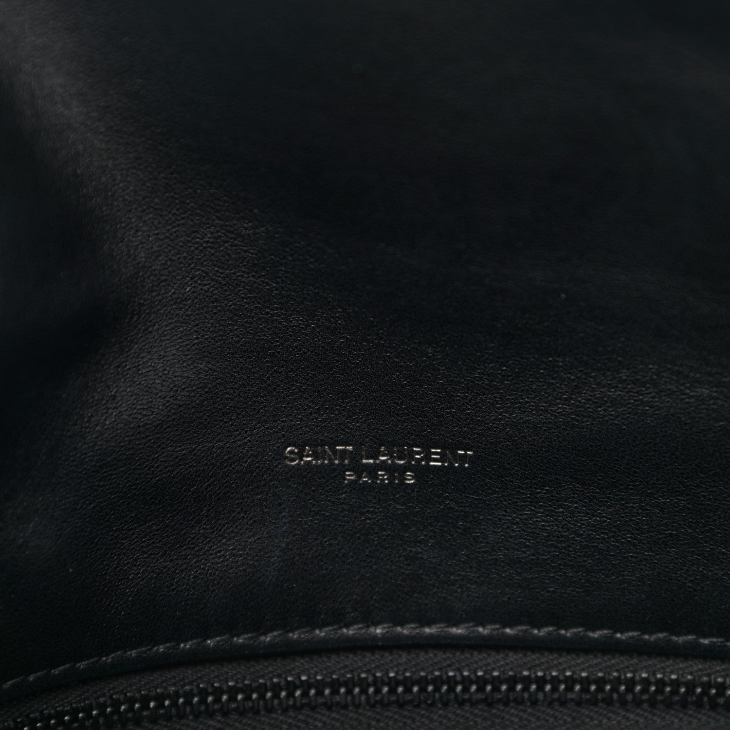 Saint Laurent Lambskin Quilted Small Loulou Puffer Monogram Chain Satchel Black 6 of 10