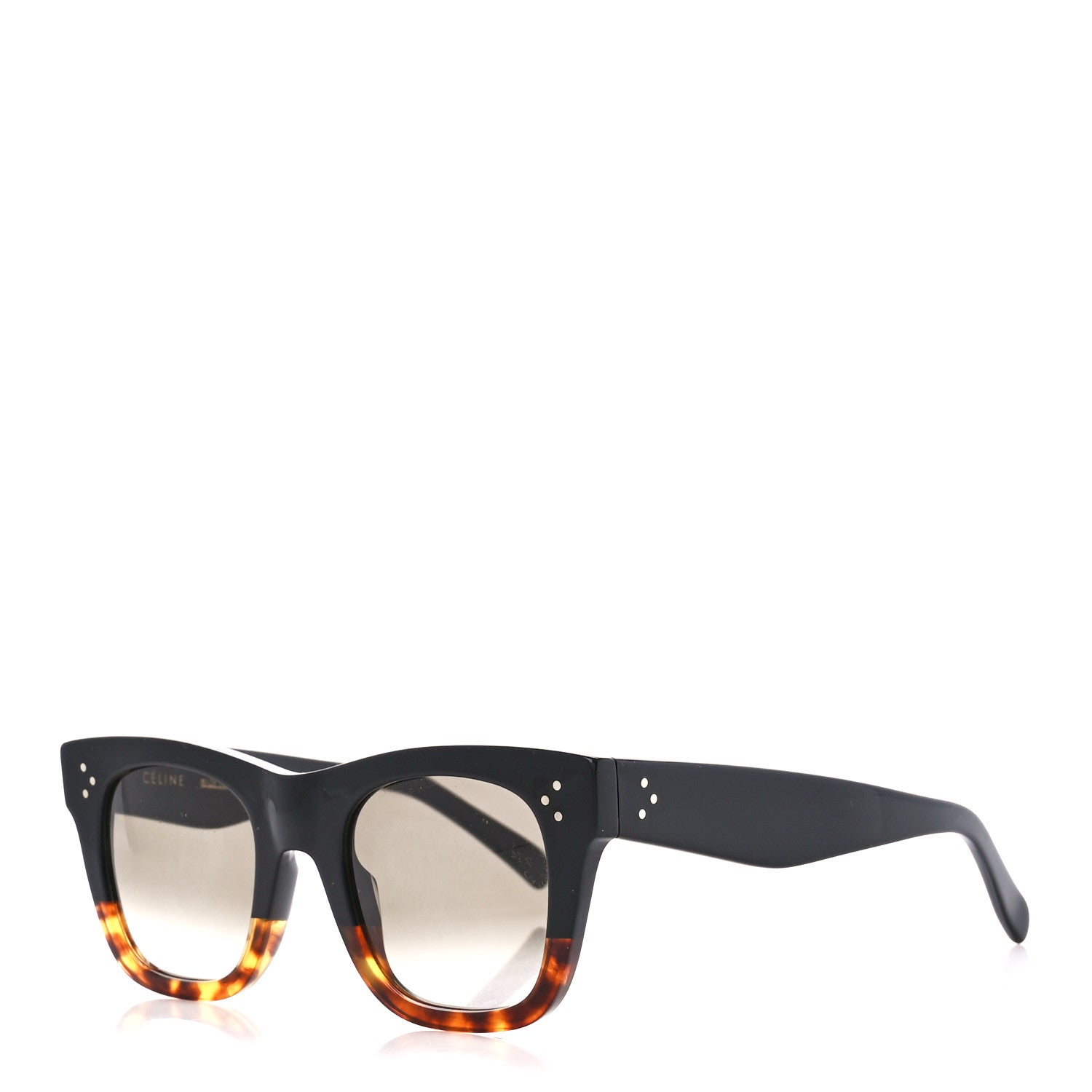 Celine Acetate Catherine Sunglasses CL41089/S Black Havana 1 of 6