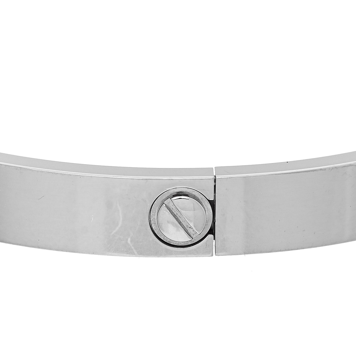 18K White Gold LOVE Bracelet 19