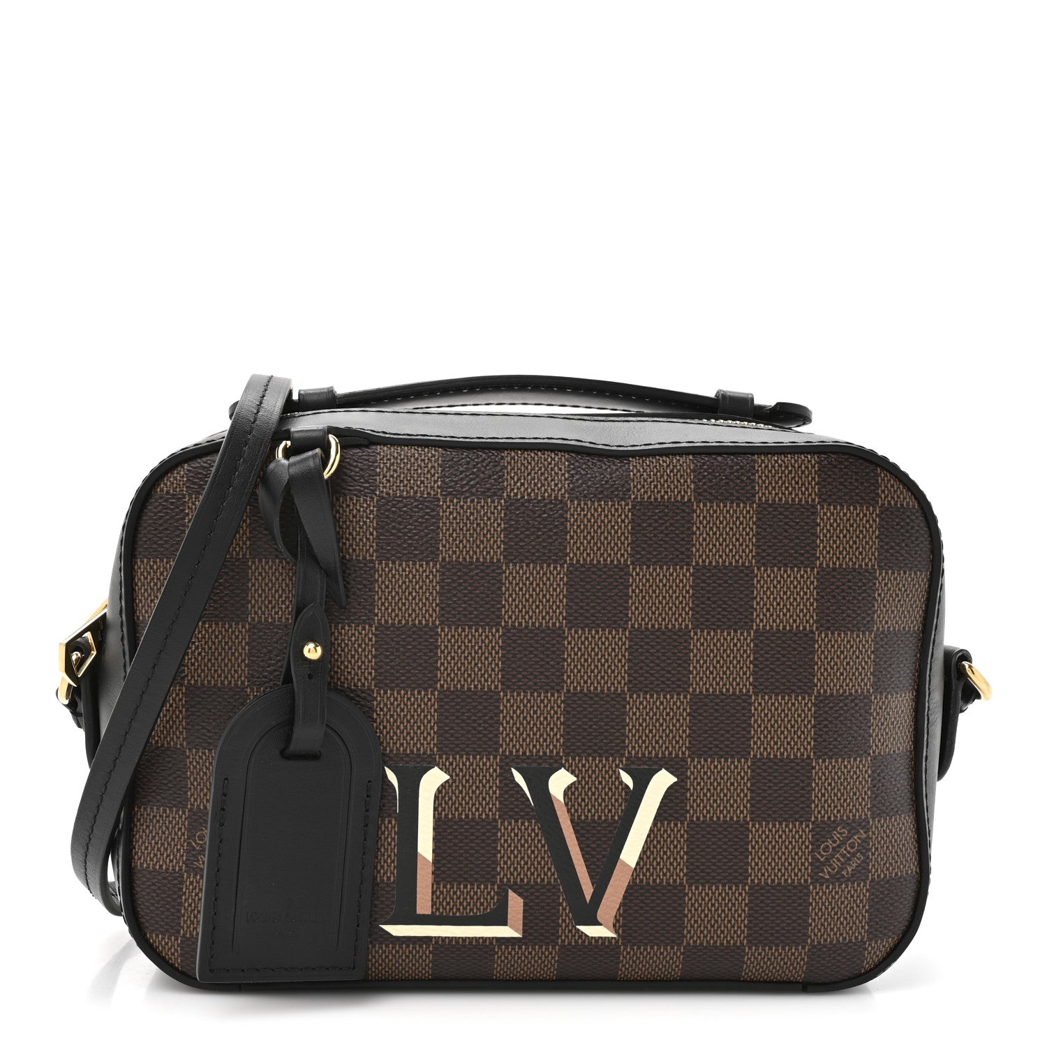 Louis Vuitton Damier Ebene Santa Monica Black 1838887 – FASHIONPHILE