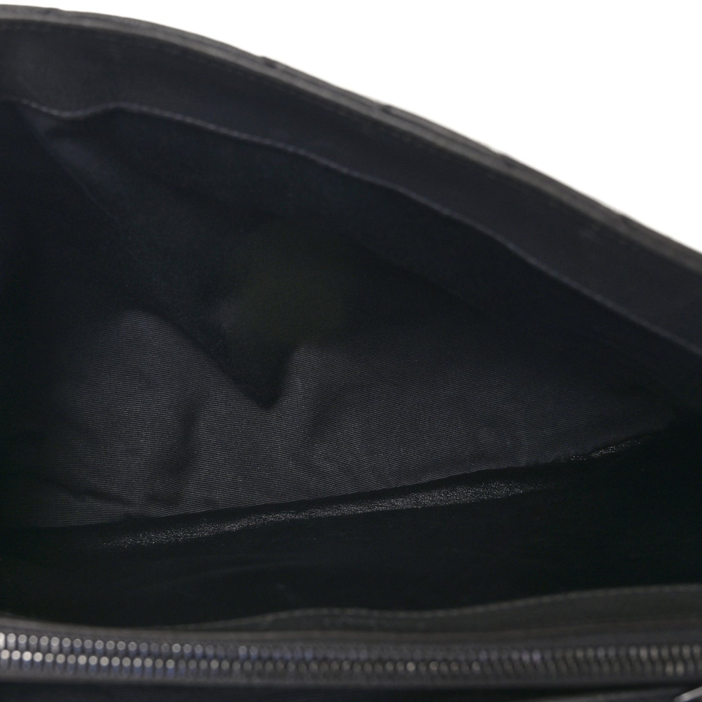 Sheepskin Matelasse Chevron Monogram Large College Satchel Dark Anthracite