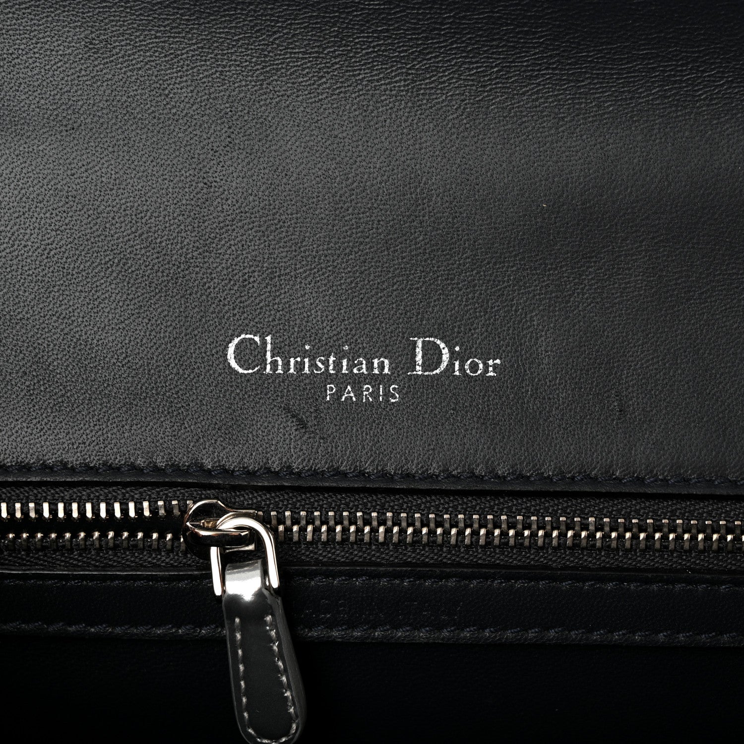 Christian Dior Metallic Patent Micro-Cannage Medium Diorama Flap Bag Silver 6 of 16