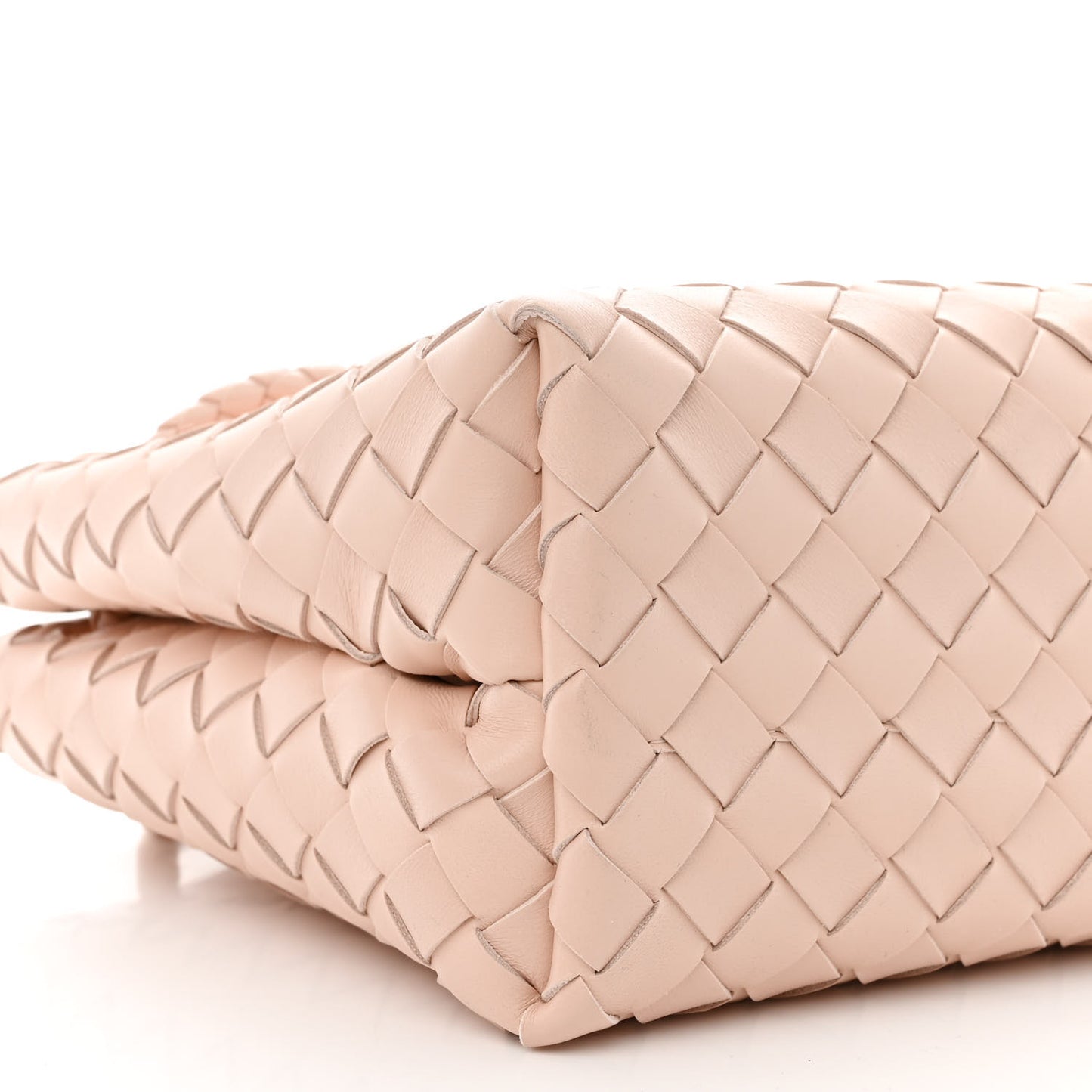 Nappa Intrecciato Small Andiamo Shoulder Bag Nude