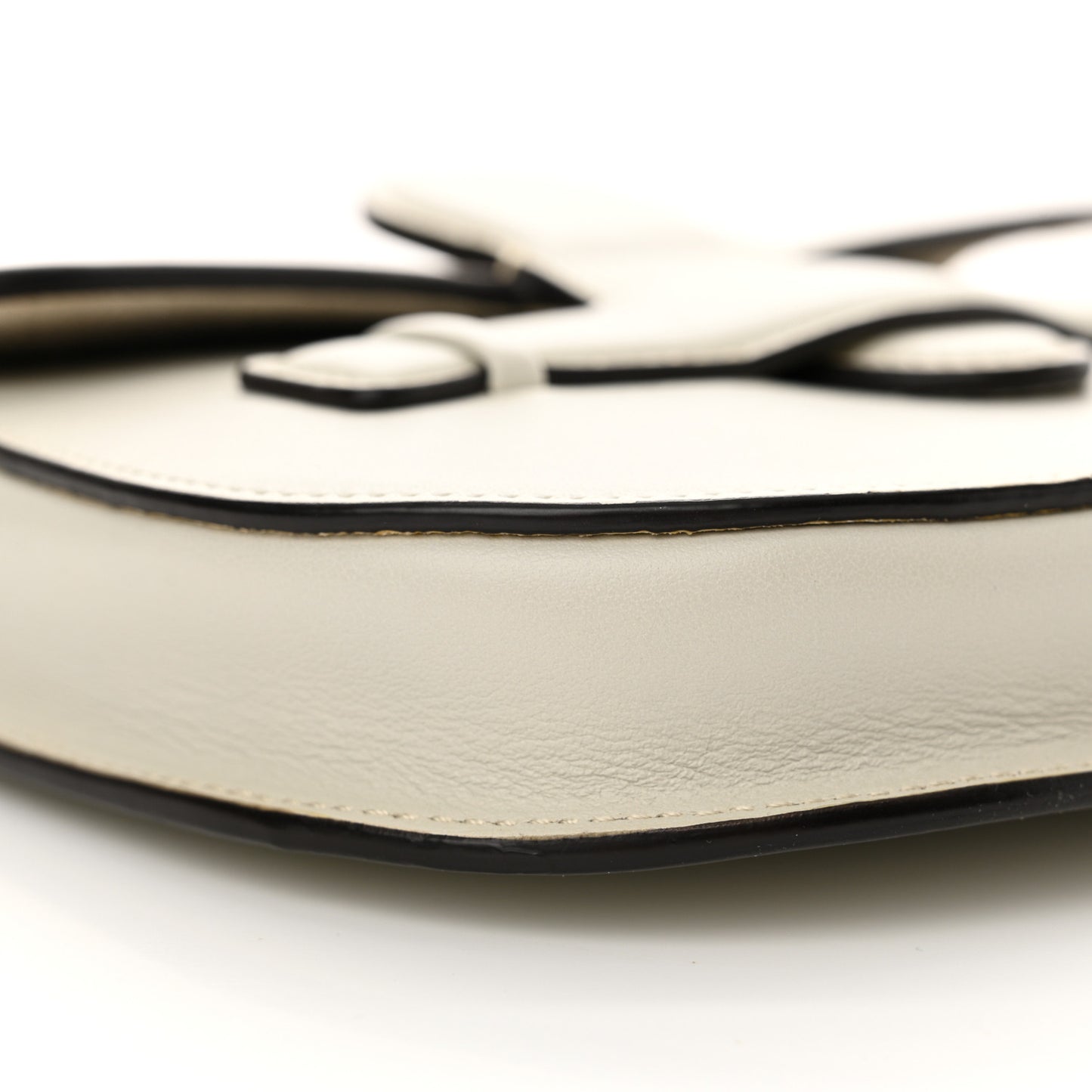 Smooth Calfskin Mini Symmetrical Bag White