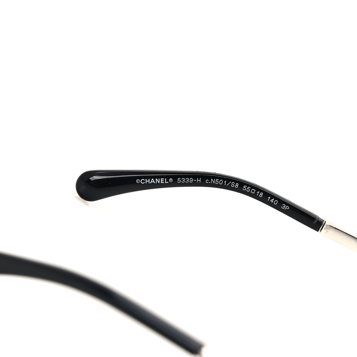 Acetate Polarized Butterfly Winter Pearl Sunglasses 5339-H Black