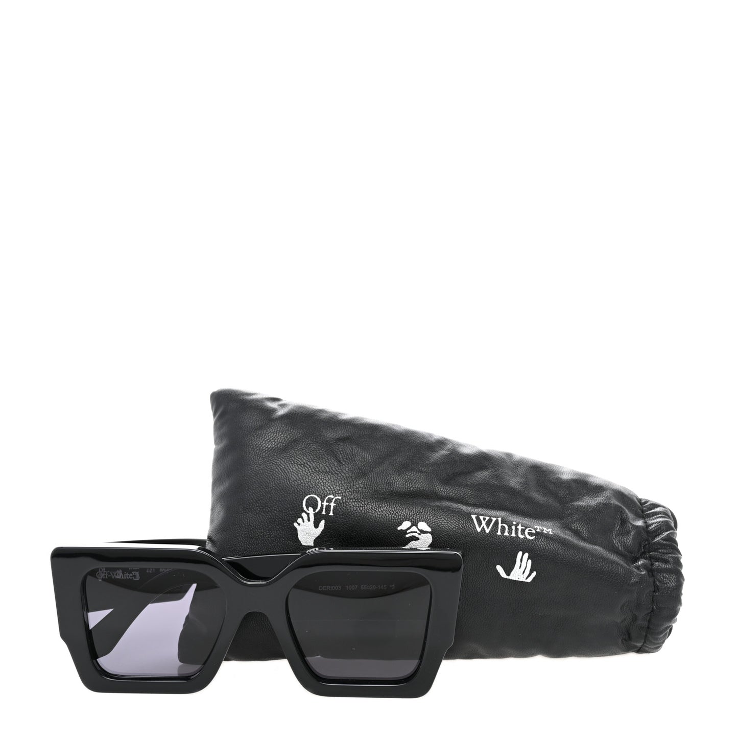 Acetate Square The Sun Sunglasses Black