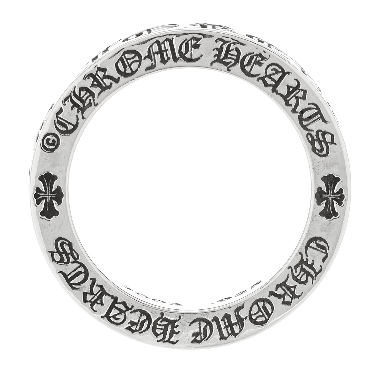 Sterling Silver Forever Spacer Ring 56 7.5