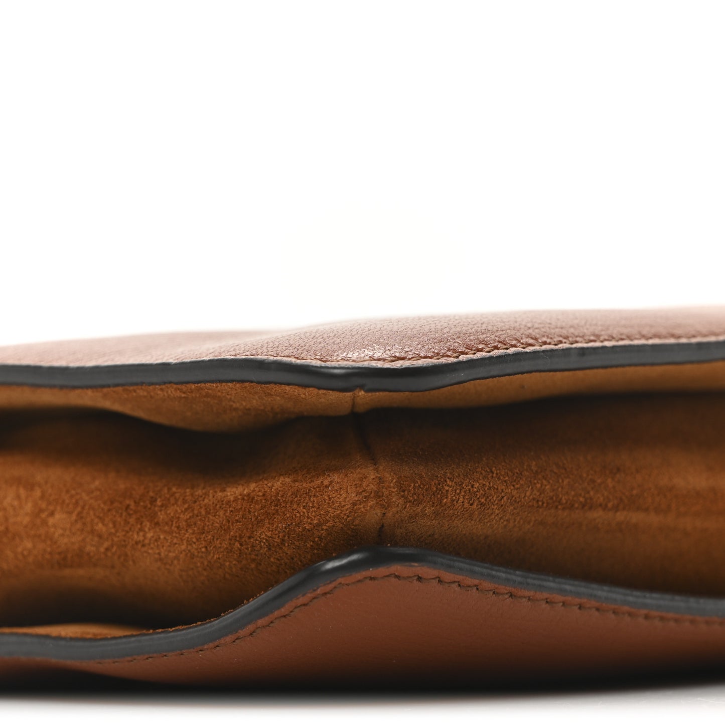 Goatskin Suede Cross 3 Crossbody Bag Chestnut