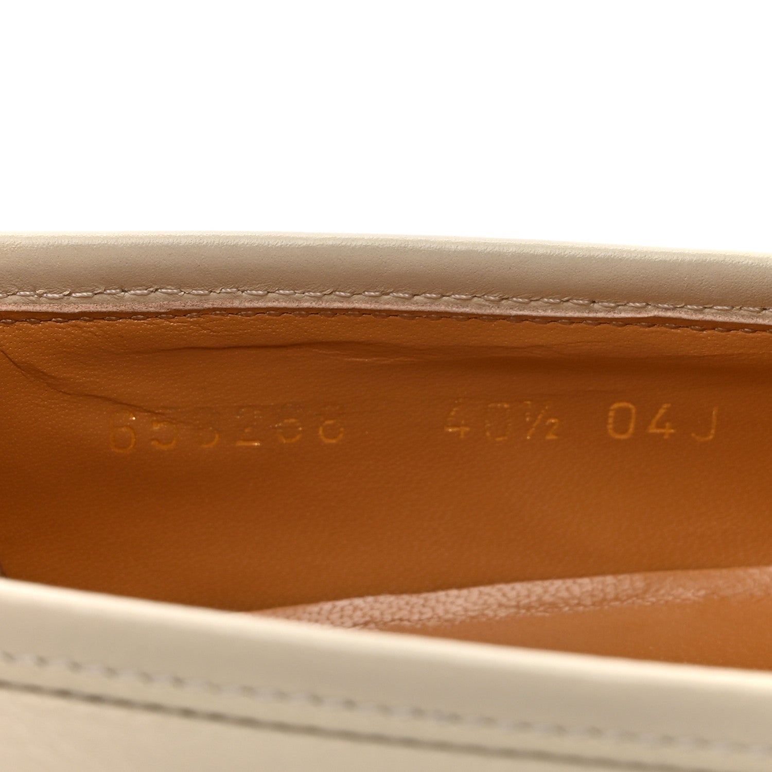 Gucci Jakarta Calfskin Womens Interlocking G Horsebit Loafers 40.5 Mystic White 8 of 12