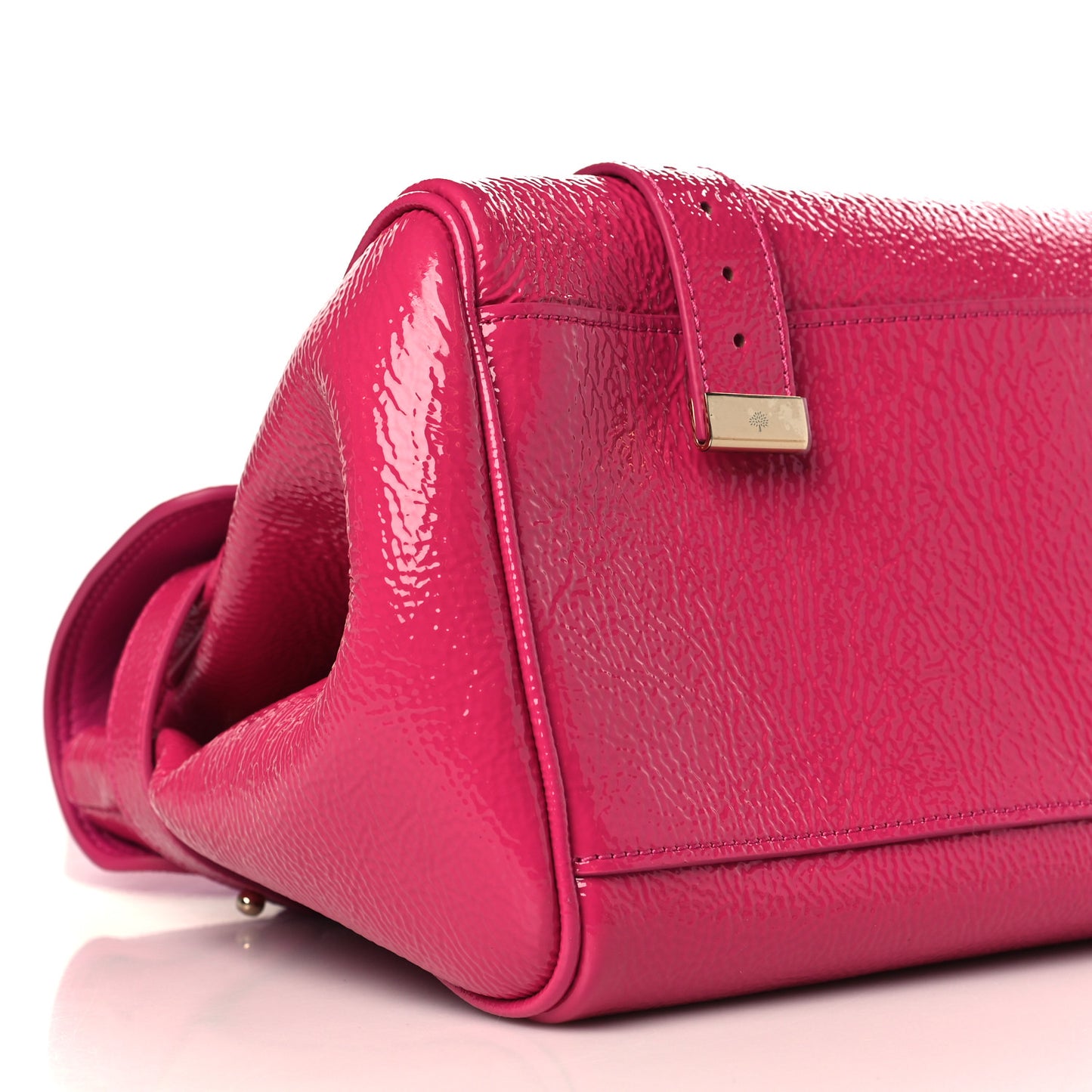 Spongy Patent Small Alexa Pink
