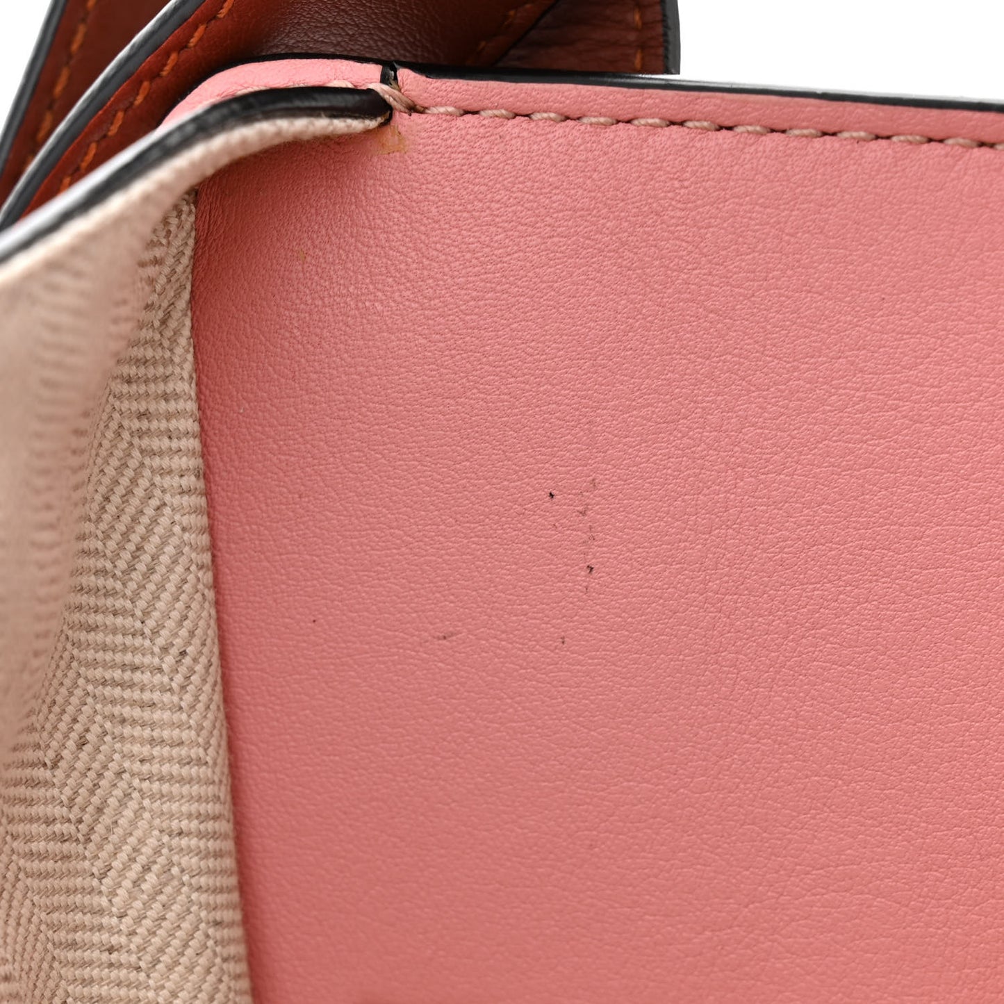 Calfskin Small Hammock Shoulder Bag Pastel Pink Tan