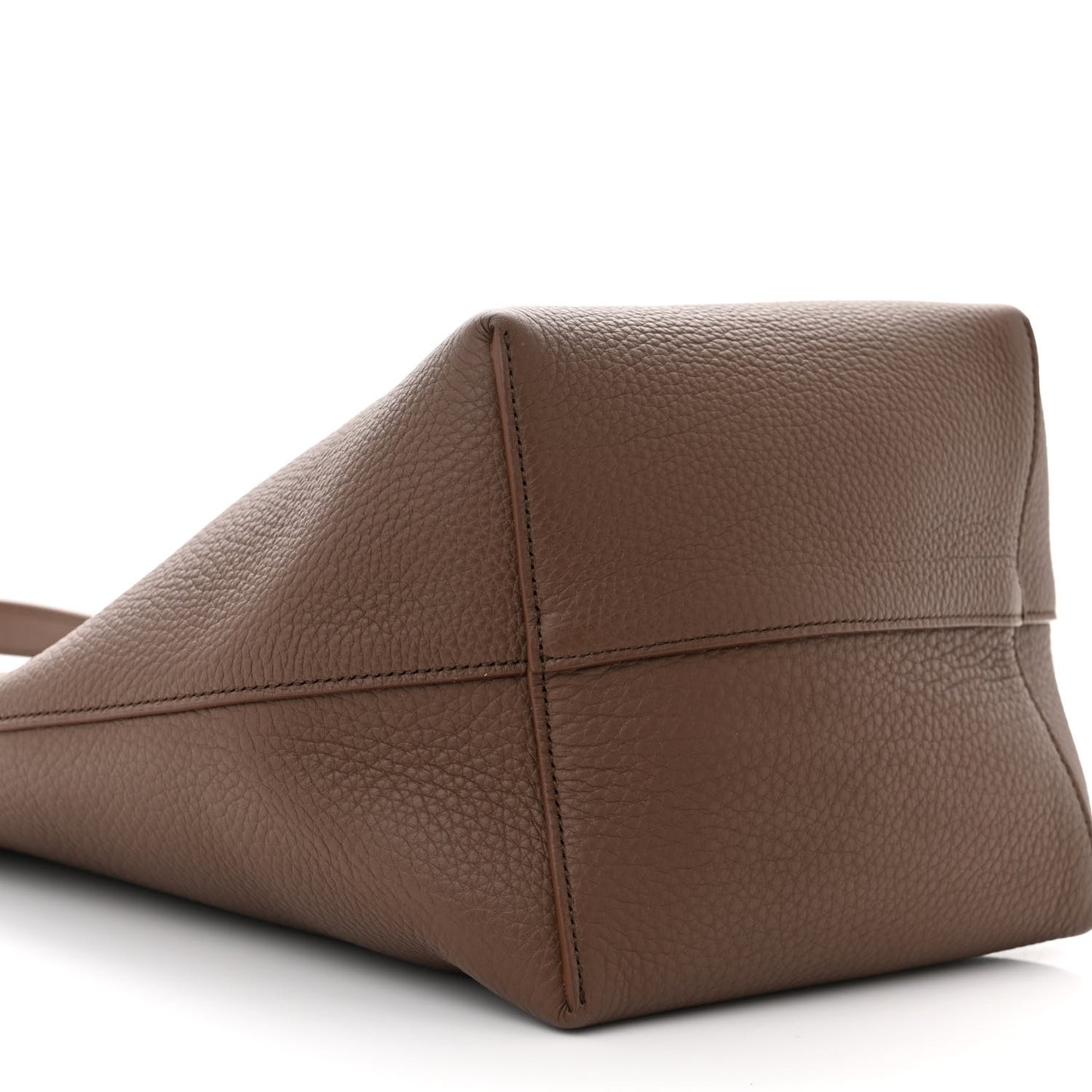 Grained Calfskin Medium N/S Park Tote Brown