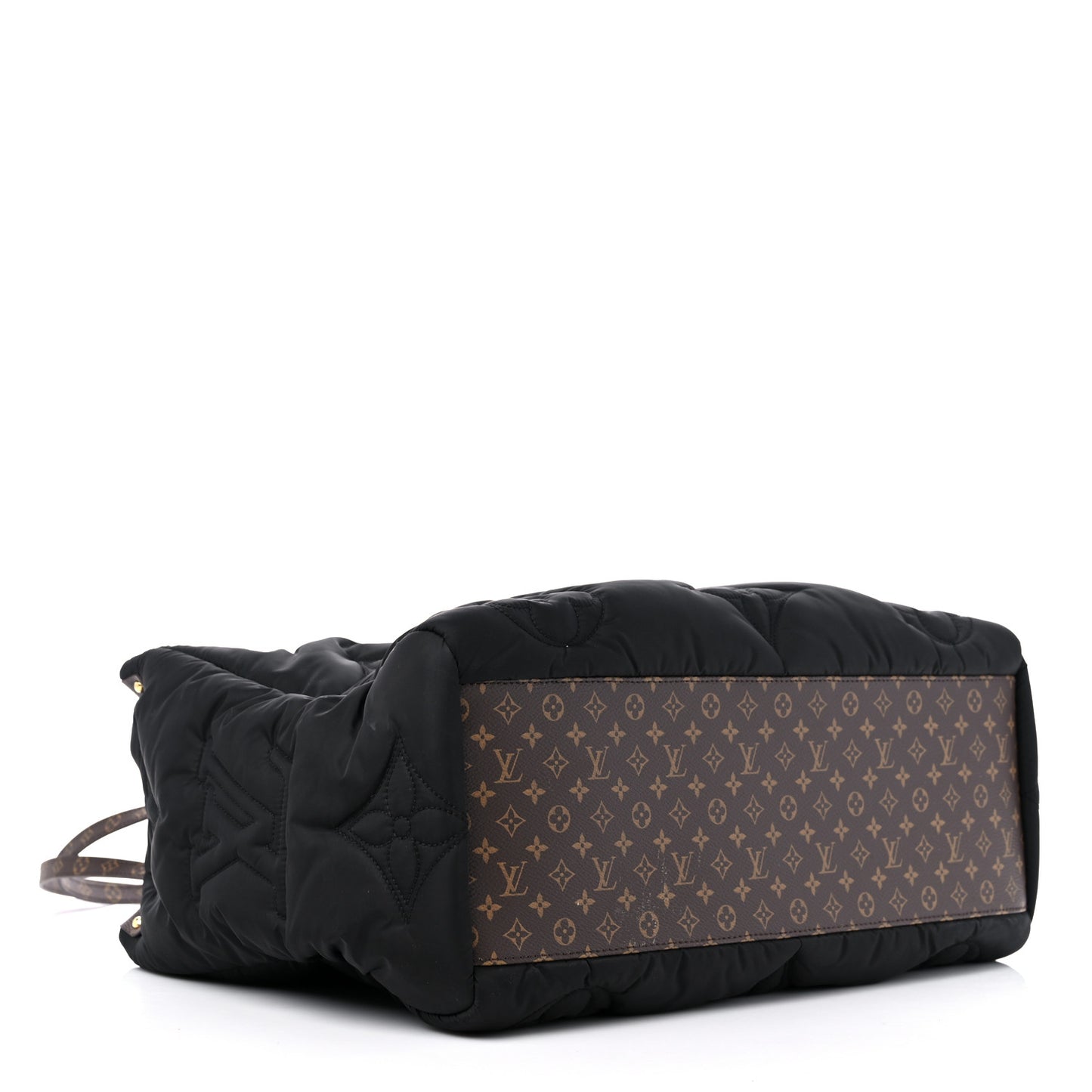 Econyl Monogram Pillow Giant Onthego MM Black